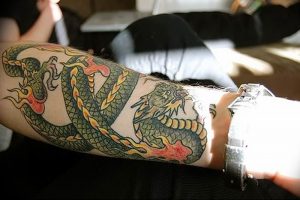 Фото татуировки дракон от 24.09.2018 №065 - dragon tattoo - tattoo-photo.ru