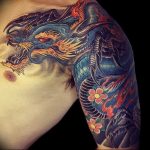 Фото татуировки дракон от 24.09.2018 №073 - dragon tattoo - tattoo-photo.ru