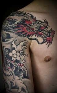 Фото татуировки дракон от 24.09.2018 №074 - dragon tattoo - tattoo-photo.ru
