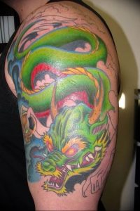 Фото татуировки дракон от 24.09.2018 №077 - dragon tattoo - tattoo-photo.ru