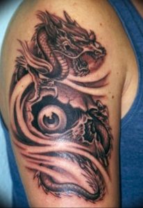 Фото татуировки дракон от 24.09.2018 №085 - dragon tattoo - tattoo-photo.ru