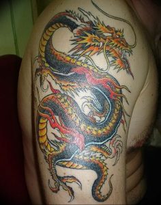 Фото татуировки дракон от 24.09.2018 №107 - dragon tattoo - tattoo-photo.ru