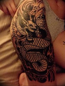 Фото татуировки дракон от 24.09.2018 №113 - dragon tattoo - tattoo-photo.ru