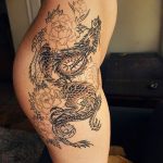 medieval dragon tattoo