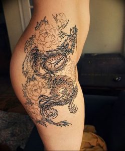 medieval dragon tattoo