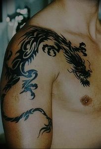 Фото татуировки дракон от 24.09.2018 №130 - dragon tattoo - tattoo-photo.ru