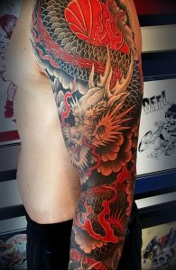 Фото татуировки дракон от 24.09.2018 №184 - dragon tattoo - tattoo-photo.ru