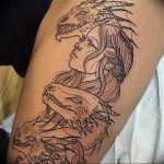 Фото татуировки дракон от 24.09.2018 №202 - dragon tattoo - tattoo-photo.ru