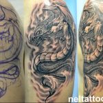 Фото татуировки дракон от 24.09.2018 №206 - dragon tattoo - tattoo-photo.ru