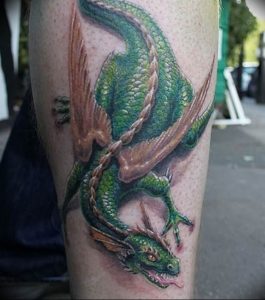 Фото татуировки дракон от 24.09.2018 №208 - dragon tattoo - tattoo-photo.ru