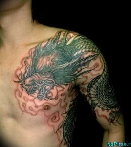 Фото татуировки дракон от 24.09.2018 №211 - dragon tattoo - tattoo-photo.ru
