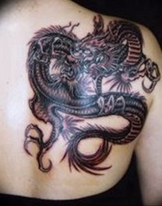 Фото татуировки дракон от 24.09.2018 №213 - dragon tattoo - tattoo-photo.ru