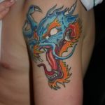 Фото татуировки дракон от 24.09.2018 №231 - dragon tattoo - tattoo-photo.ru
