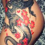 Фото татуировки дракон от 24.09.2018 №244 - dragon tattoo - tattoo-photo.ru