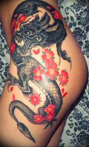 Фото татуировки дракон от 24.09.2018 №244 - dragon tattoo - tattoo-photo.ru
