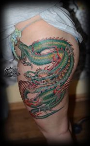Фото татуировки дракон от 24.09.2018 №247 - dragon tattoo - tattoo-photo.ru