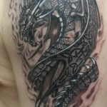 Фото татуировки дракон от 24.09.2018 №261 - dragon tattoo - tattoo-photo.ru