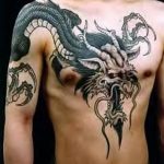 Фото татуировки дракон от 24.09.2018 №274 - dragon tattoo - tattoo-photo.ru