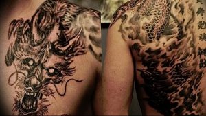 Фото татуировки дракон от 24.09.2018 №299 - dragon tattoo - tattoo-photo.ru
