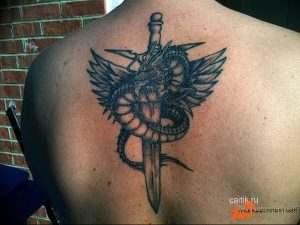 Фото татуировки дракон от 24.09.2018 №307 - dragon tattoo - tattoo-photo.ru