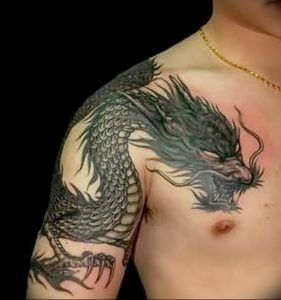 Фото татуировки дракон от 24.09.2018 №316 - dragon tattoo - tattoo-photo.ru