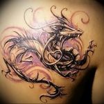 Фото татуировки дракон от 24.09.2018 №324 - dragon tattoo - tattoo-photo.ru