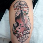 Фото тату Виолончель 26.10.2018 №001 - photo tattoo cello - tattoo-photo.ru