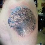 Фото тату беркут 10.10.2018 №124 - tattoo eagle - tattoo-photo.ru