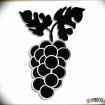 Фото тату виноград 10.10.2018 №107 - tattoo grapes - tattoo-photo.ru