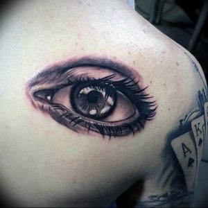 Фото тату глаз 10.10.2018 №046 - eye tattoo - tattoo-photo.ru