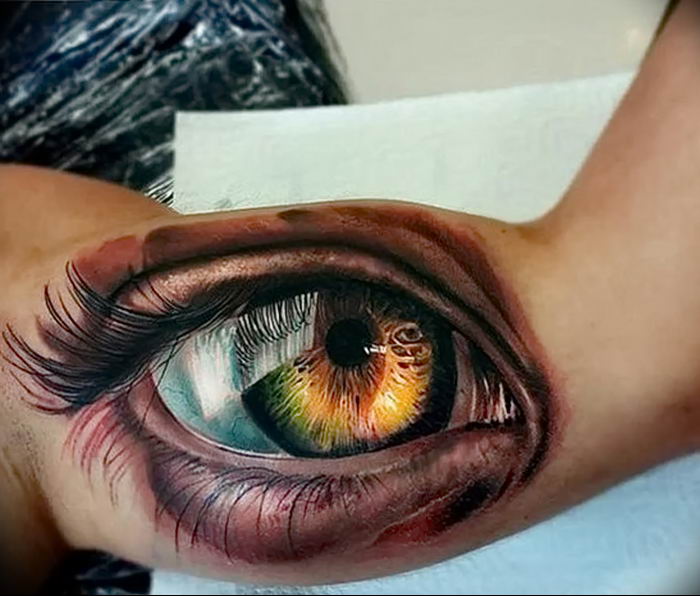 Фото тату глаз 10.10.2018 № 057 - eye tattoo - tattoo-photo.ru.