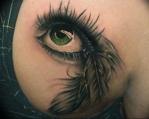 Фото тату глаз 10.10.2018 №059 - eye tattoo - tattoo-photo.ru