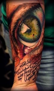 Фото тату глаз 10.10.2018 №061 - eye tattoo - tattoo-photo.ru