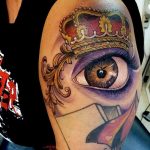 Фото тату глаз 10.10.2018 №099 - eye tattoo - tattoo-photo.ru