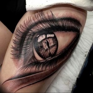 Фото тату глаз 10.10.2018 №402 - eye tattoo - tattoo-photo.ru