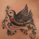 Фото тату голубь 26.10.2018 №001 - tattoo dove - tattoo-photo.ru