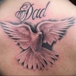 Фото тату голубь 26.10.2018 №042 - tattoo dove - tattoo-photo.ru
