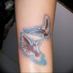 Фото тату голубь 26.10.2018 №252 - tattoo dove - tattoo-photo.ru