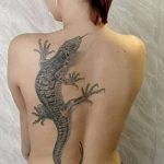 Фото тату игуана 26.10.2018 №002 - tattoo iguana - tattoo-photo.ru