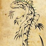 Фото тату игуана 26.10.2018 №094 - tattoo iguana - tattoo-photo.ru