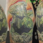 Фото тату игуана 26.10.2018 №134 - tattoo iguana - tattoo-photo.ru