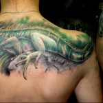 Фото тату игуана 26.10.2018 №135 - tattoo iguana - tattoo-photo.ru