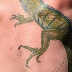 Фото тату игуана 26.10.2018 №136 - tattoo iguana - tattoo-photo.ru