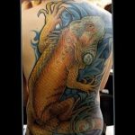 Фото тату игуана 26.10.2018 №138 - tattoo iguana - tattoo-photo.ru