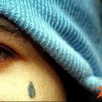 Фото тату слеза под глазом 10.10.2018 №065 - tattoo is a tear under the eye - tattoo-photo.ru