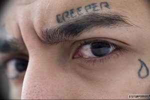Фото тату слеза под глазом 10.10.2018 №080 - tattoo is a tear under the eye - tattoo-photo.ru