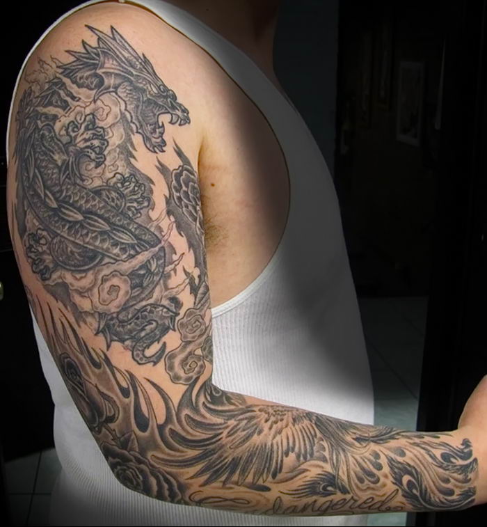 Фото татуировки дракон от 24.09.2018 №313 dragon tattoo tattoo