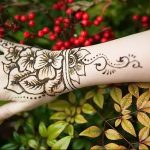 Фото Арабское мехенди 11.10.2018 №007 - Arab mehendi - tattoo-photo.ru