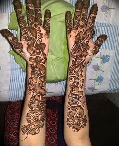 Фото Арабское мехенди 11.10.2018 №020 - Arab mehendi - tattoo-photo.ru