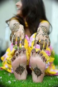 Фото Арабское мехенди 11.10.2018 №026 - Arab mehendi - tattoo-photo.ru